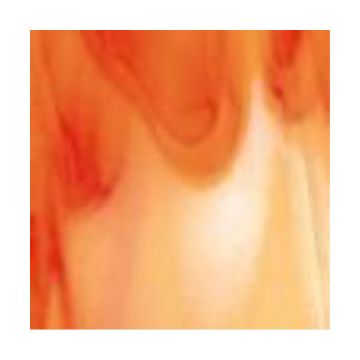 2123-00  White, Orange Opal 
