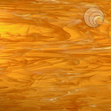 319-1f transp. amber white whispy 