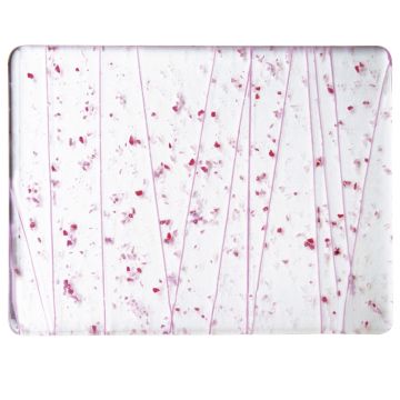 4215-00 Pink and Cranberry Frit, Pink Streamers