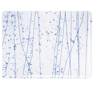 Cobalt Blue, Gray Blue, and Aqua Frit, Blue Streamers 4219-00