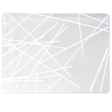  4437-00 White Chopstix Clear Base
