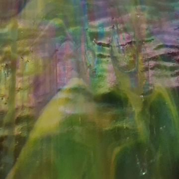7096r opal blue yellow green ripple iri. 