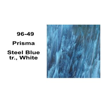 96-49 steel blue transp/ white 
