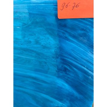 96-76 sea blue transp./white opal