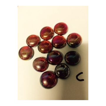 red transparant diamond c