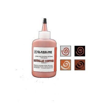 glassline metallic copper 