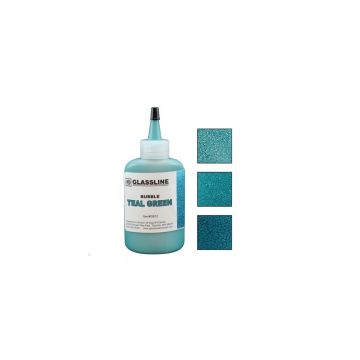 bubble teal green 