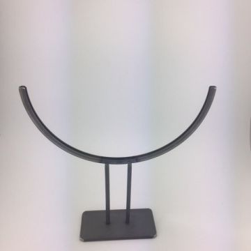 standaard half rond 40cm met voet rvs