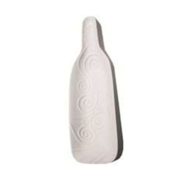 Slumping mold Wine Bottle Swirl Tex