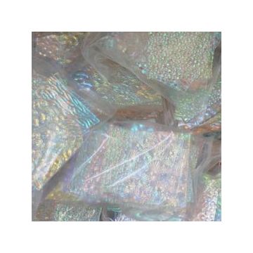  dichroic stukjes 100gr (clear)