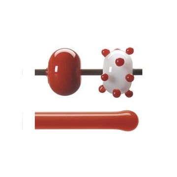 Glass rod 0024 F tomato red   