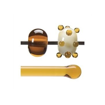 Glass rod 1137 F light amber