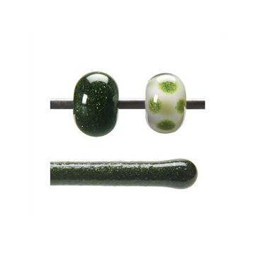 Glass rod 1412 F light aventurine green  