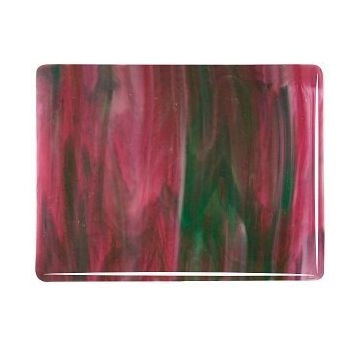 3345-30 Cranberry Pink, Emerald Green, White