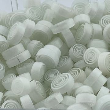 Witte swirl millefiori 