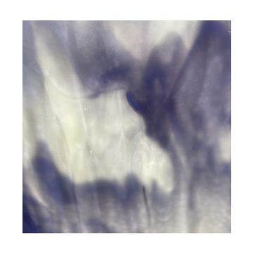 B1004 opaak wit/blauw/violet  afmeting +/- 29x25cm 