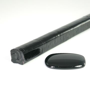  Liba Glass Rod COE 96 zwart  (kilo prijs)