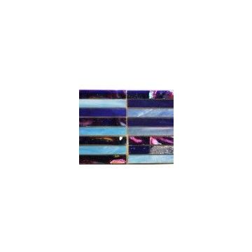 Blue Lagoon stripes van 1x6.5 cm
