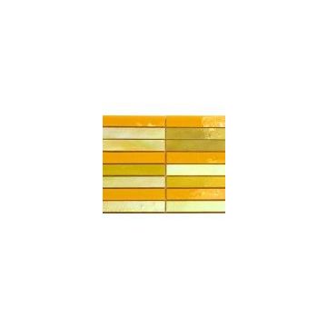 Yellow Chiffon stripes van 1x6.5 cm