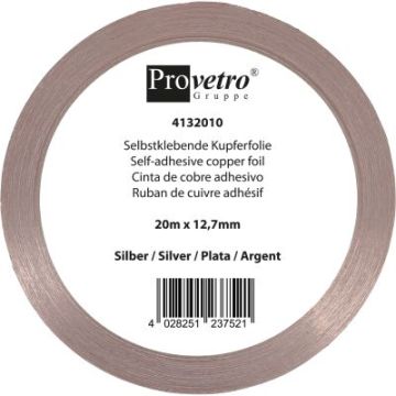 koperfolie zilver 12.7mm