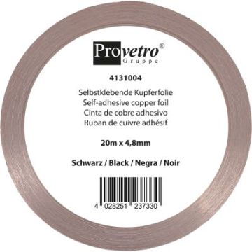 koperfolie zwart 4.8mm 