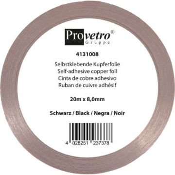 koperfolie zwart 8.0mm 