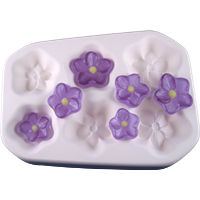 Casting Mold "Blossoms" 6in1