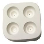 Casting Mal 4 ronde knoppen  4 in 1 