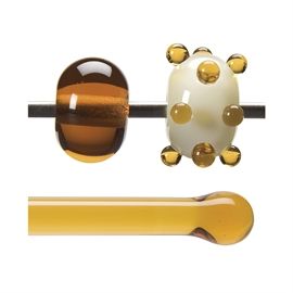 Glass rod 1137 F light amber