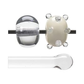Glass rod 1401 F crystal clear   