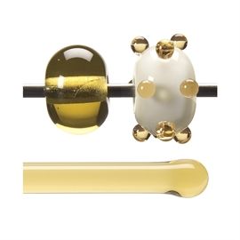 Glass rod 1437 F light amber 