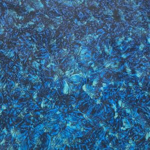 3 BLUE, BLUE GREEN VAN GOGH GLASS