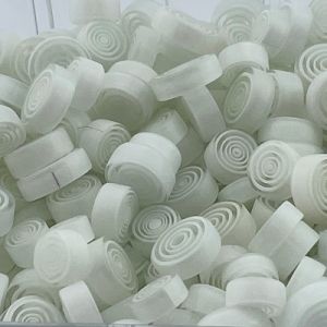 Witte swirl millefiori 