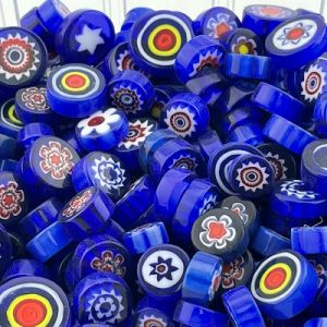 millefiori kobaltblauw mix 