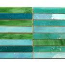 Turquoise Wave stripes van 1x6.5 cm