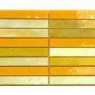 Yellow Chiffon stripes van 1x6.5 cm