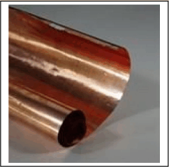 Copper Foil 300 x 0,10 mm roll 2m 